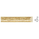 Молдинг малый Decor Dizayn 157-933 Полистирол 2400*30*13 мм