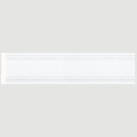 Бордюр Cosca W60(1)-W27 Полистирол Белый 2400*60*9 мм